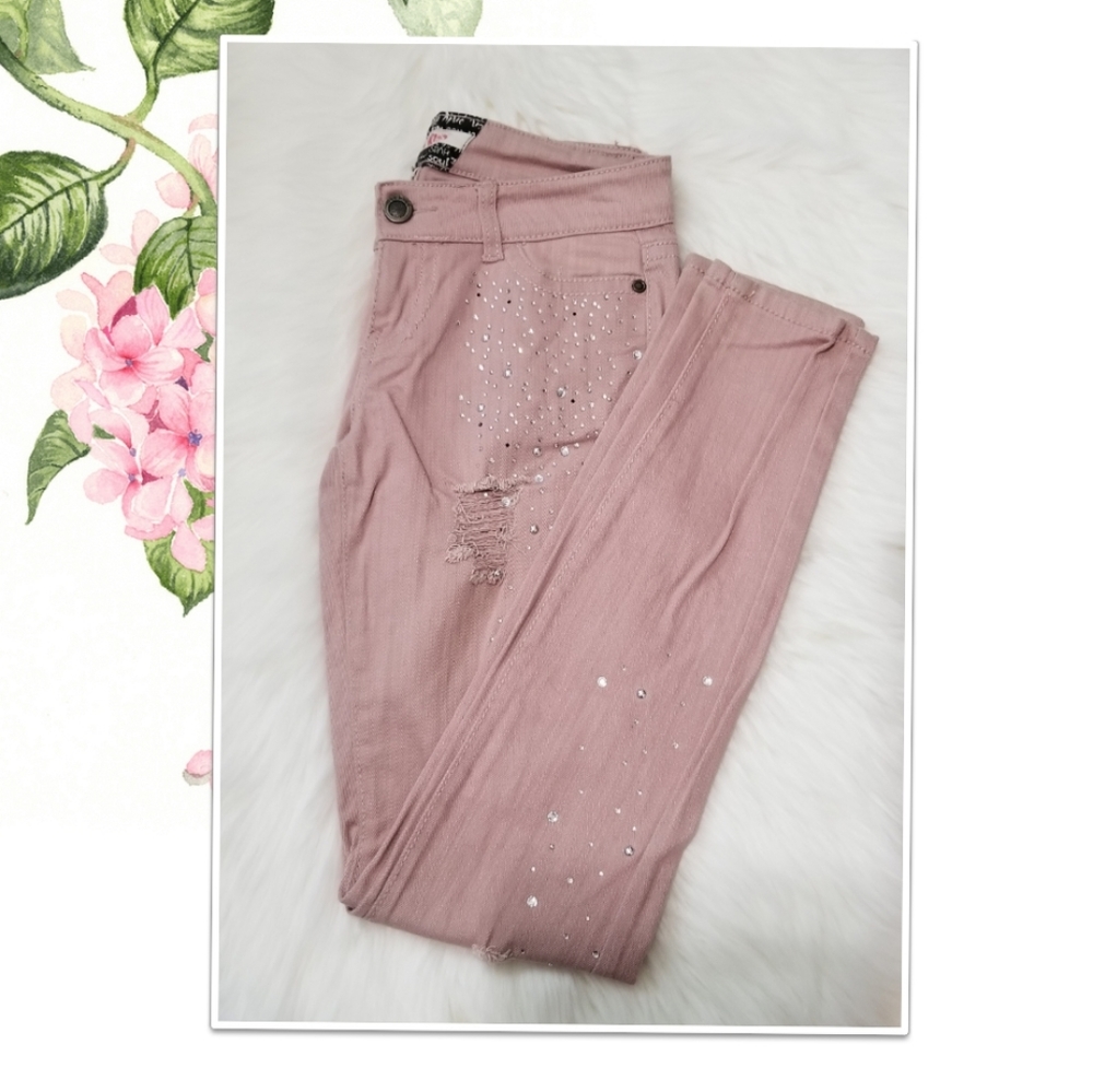 Hot kiss bling pink jeans